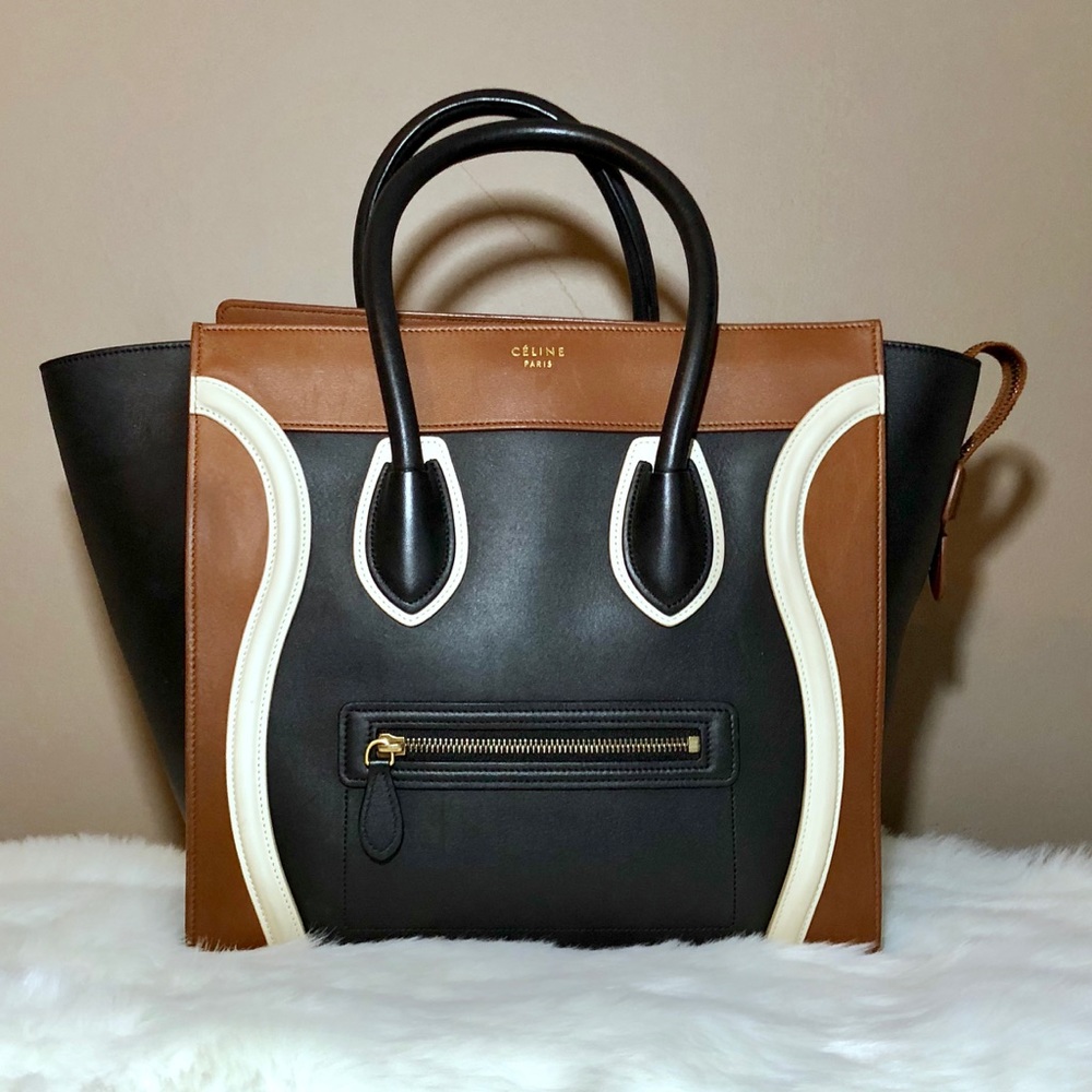 CÈLINE Mini Luggage Tricolor